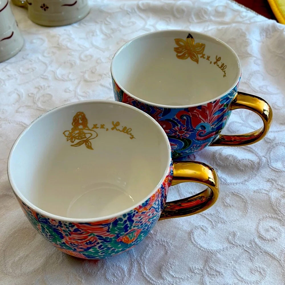 Two Lilly Pulitzer Mugs